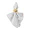 DII® White & Gold Metallic Polka Dot Napkin, 4ct.